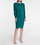 Мини-платье из эластичного джерси Alexandre Vauthier, зеленый - фото 2