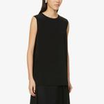 Шелковая блузка без рукавов Joseph, черный - фото 3