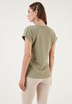 Базовая футболка REGULAR FIT LELA, оливковый - фото 3