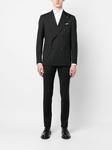 Tagliatore костюм с двубортным пиджаком, черный - фото 2