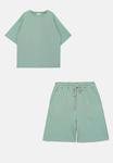 Шорты UNISEX SWEAT SET - Basic T-shirt YOURTURN, светло-зеленый - фото 4
