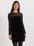 Мини-платье Amberose из вельвета Phase Eight, Black - фото 3