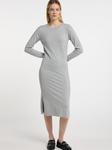Трикотажное платье Dreimaster, серый - фото