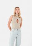 Топ Sixth June, бежевый - фото