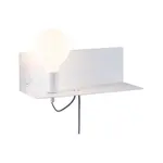 Настенный светильник Devara макс. 1x40 Вт USBC 230В металл E27 E27 Paulmann, белый - фото 6