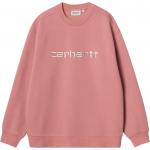 Свитшот с вышитым логотипом Carhartt WIP, розовый - фото 3