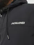 Бомбер Jack & Jones PlusSize "JJERUSH HOOD BOMBER NOOS PLS", с капюшоном, черный - фото 4