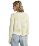 Свитер Splendid Stevie Star Sweater, Moonstone/Chartruese - фото 2