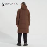 Пуховик унисекс Spyder, коричневый - фото 9