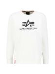 Толстовка ALPHA INDUSTRIES Basic Logo, White - фото