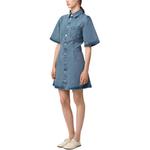 Ami короткое платье-рубашка AMIPARIS, синий - фото 3