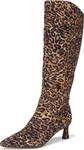 Ботинки Naturalizer Women's Deesha Extra Wide Calf Knee High Boots, Leopard Print Suede - фото 7