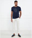 Футболка мужская Aeronautica Militare хлопковая с принтом, синий - фото 2