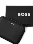 Кожаный кошелек на молнии BOSS, черный - фото 3