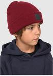 Шапка Urban Classics, Mottled Grey/Dark Red - фото 5