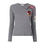 Свитер Women's Gray Valentino, серый - фото