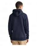 Худи Gant Archive Shield Regular Fit, синий - фото 2
