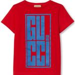 Детская футболка Gucci, красный - фото