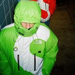 Пуховик унисекс North Face X Supreme, красный - фото 9