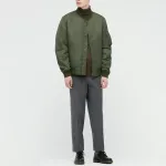 Бомбер унисекс Uniqlo MA-1, 57 оливковый - фото 2