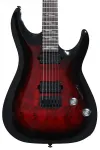 Электрогитара Schecter Omen Elite-6 - Черная вишневая вспышка - фото