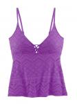 Верх бикини LASCANA, фиолетовый - фото