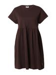 Платье Urban Classics Empire Valance, темно-коричневый - фото