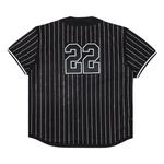 Джерси Supreme Rhinestone Stripe Baseball Jersey, Black - фото 2