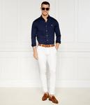 Мокасины кожаные Boss Theon, коричневый - фото 2