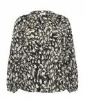 Блузка Kcami Kaffe Curve, мультиколор - фото