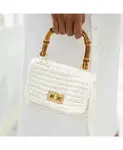 Сумка AIRMAIL Mini Crochet Handbag In White Brunna.co, белый - фото 5