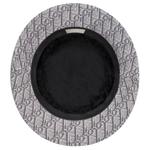 DIOR Классическая ковбойская шляпа с принтом Oblique - фото 4