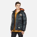 Пуховик мужской черный Evisu, черный - фото 3