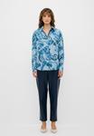 Блузка на пуговицах LONG SLEEVE PATTERNED  adL, синий - фото 4