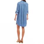 Шифоньерное платье-рубашка Karen Kane, Chambray - фото 3