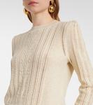 Свитер из хлопка и шерсти Kalyn Marant Etoile, Light Grey - фото 4