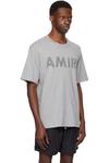 Серая футболка «Amiri Stencil» - фото 2