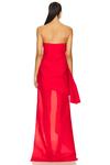 Длинное платье Jadis от Nbd, red - фото 4