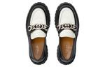 Женские лоферы GUCCI, Black/White - фото 2