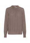 Блуза Kaffe Blouse, Deep Taupe/Brown - фото 5