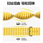 Ремешок Apple совместимый силиконовый Wepro, желтый-ocean strap - фото 6