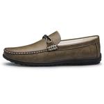 Dunnu Мужские лоферы Gommino цвета хаки - фото