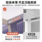 Компьютерный стол Naijia 100x60 см для двоих, игровой, офисный, письменный, в комплекте со стулом, цвет Sesame Black - фото 6