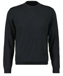 Пуловер Ragman Strick mit Stehkragen, черный - фото