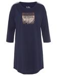 Ночная рубашка VIVANCE DREAMS, темно-синий - фото