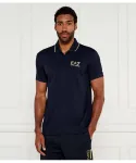 Футболка поло Slim fit Ea7, синий - фото