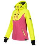 Куртка софтшелл Rock Creek Jacke, цвет Neonpink - фото 2