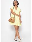 Короткое платье SASSYCLASSY, желтый - фото 2