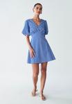 Платье ST MRLO ALLIS MINI DRESS, Cobal Gingham/Blue - фото 2