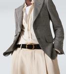 Замшевый ремень Tom Ford, черный - фото 3